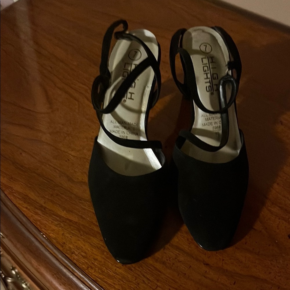 Black Suede Women's High Lights Heels